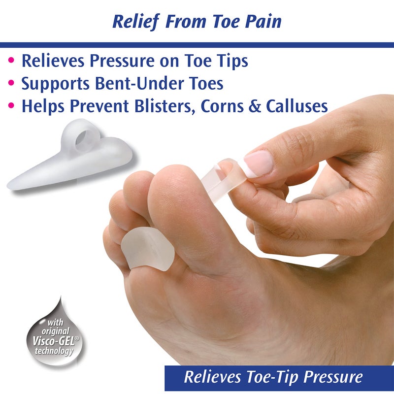 PediFix Visco-gel Hammer Toe Cushion, Large Left - Image 3